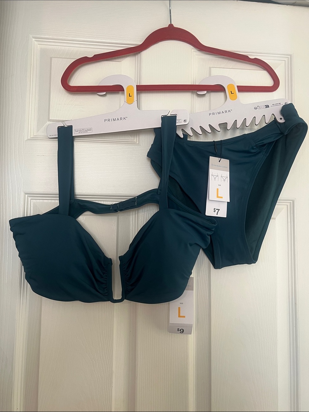 Primark deep teal two-piece bikini set